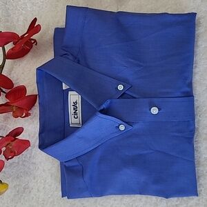 NEW Cintas Womens Classic Button Down Shirt Collar Top Pocket Style 66528 10RG